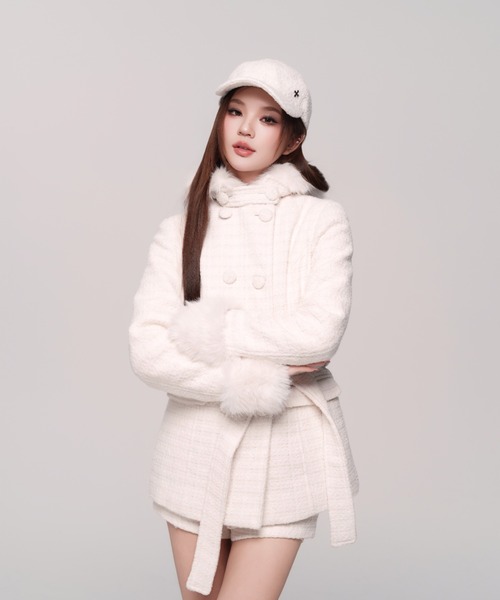 Twinkle Tweed Shorts（その他パンツ）｜andwang（アンドワン）の