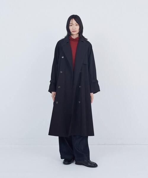 ADIEU TRISTESSE（アデュートリステス）の「ライナー付きトレンチコート（トレンチコート・レディース・ブラック/ベージュ・38）」の20枚目の写真