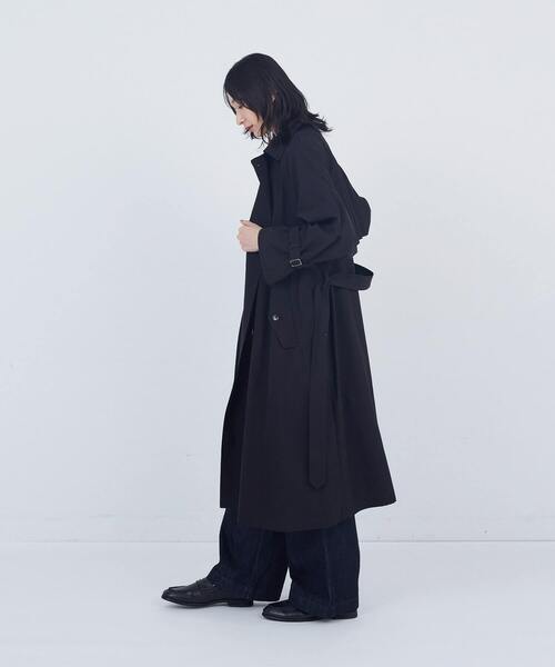 ADIEU TRISTESSE（アデュートリステス）の「ライナー付きトレンチコート（トレンチコート・レディース・ブラック/ベージュ・38）」の21枚目の写真