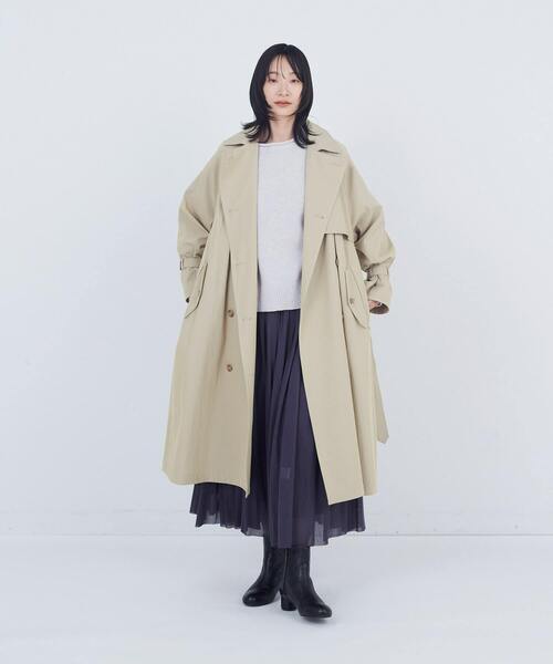 ADIEU TRISTESSE（アデュートリステス）の「ライナー付きトレンチコート（トレンチコート・レディース・ブラック/ベージュ・38）」の17枚目の写真