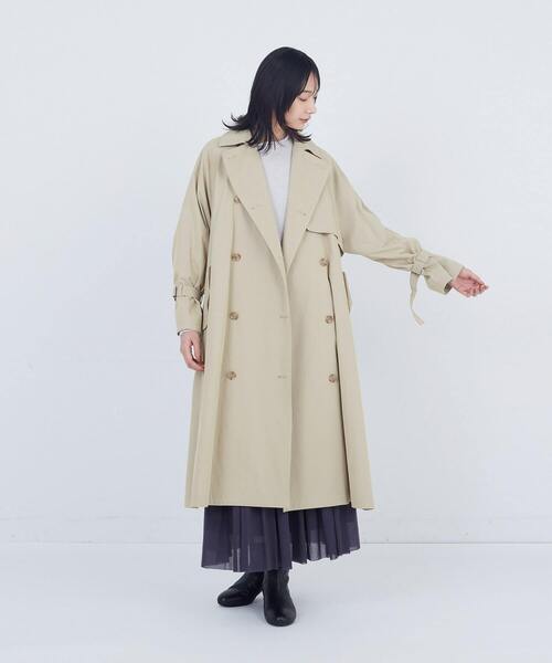 ADIEU TRISTESSE（アデュートリステス）の「ライナー付きトレンチコート（トレンチコート・レディース・ブラック/ベージュ・38）」の15枚目の写真
