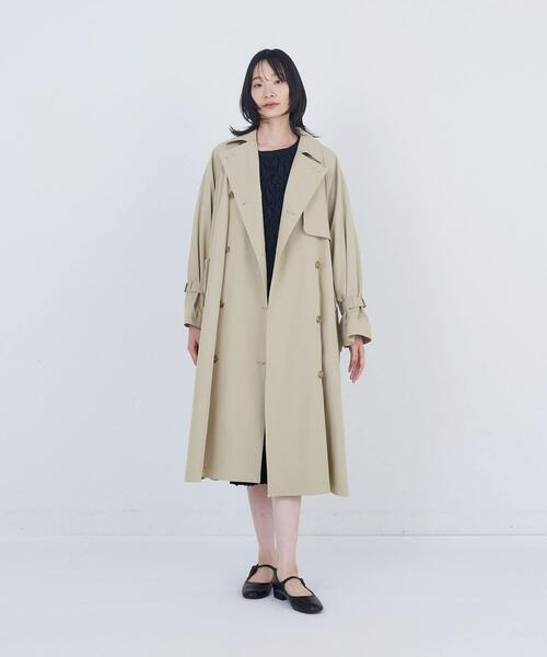 ADIEU TRISTESSE（アデュートリステス）の「ライナー付きトレンチコート（トレンチコート・レディース・ブラック/ベージュ・38）」の13枚目の写真