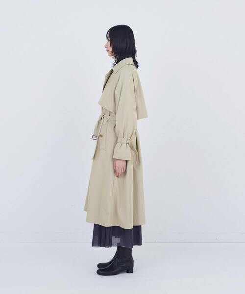 ADIEU TRISTESSE（アデュートリステス）の「ライナー付きトレンチコート（トレンチコート・レディース・ブラック/ベージュ・38）」の11枚目の写真