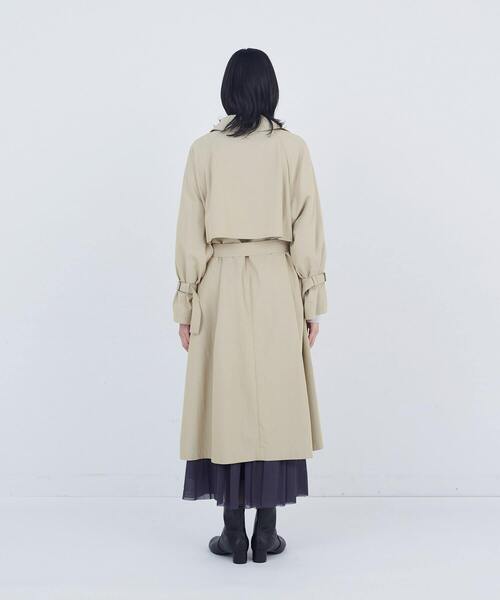 ADIEU TRISTESSE（アデュートリステス）の「ライナー付きトレンチコート（トレンチコート・レディース・ブラック/ベージュ・38）」の10枚目の写真