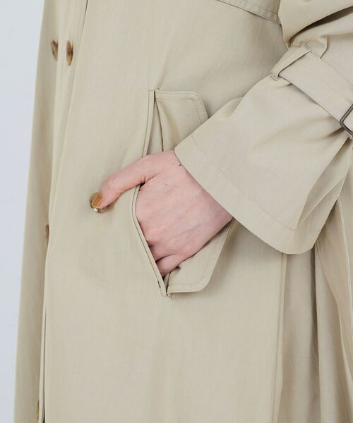 ADIEU TRISTESSE（アデュートリステス）の「ライナー付きトレンチコート（トレンチコート・レディース・ブラック/ベージュ・38）」の5枚目の写真