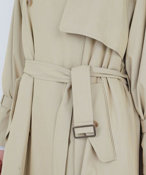 ADIEU TRISTESSE（アデュートリステス）の「ライナー付きトレンチコート（トレンチコート・レディース・ブラック/ベージュ・38）」の4枚目の写真