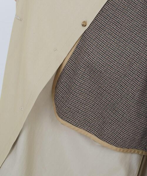 ADIEU TRISTESSE（アデュートリステス）の「ライナー付きトレンチコート（トレンチコート・レディース・ブラック/ベージュ・38）」の3枚目の写真