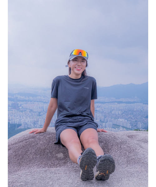 LAZYBEE(レイジービー)の「エアロタッチスタンダードフィットショート半袖W Tシャツ上着スリーブダークネイビー(Tシャツ/カットソー・レディース・その他・MEDIUM/LARGE/X-LARGE/XX-LARGE/SMALL)」の7枚目の写真