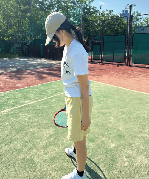 HEYJUD(ヘイジュード)の「ジョコ クロップTシャツ(Tシャツ/カットソー・レディース・ホワイト・SMALL)」の6枚目の写真