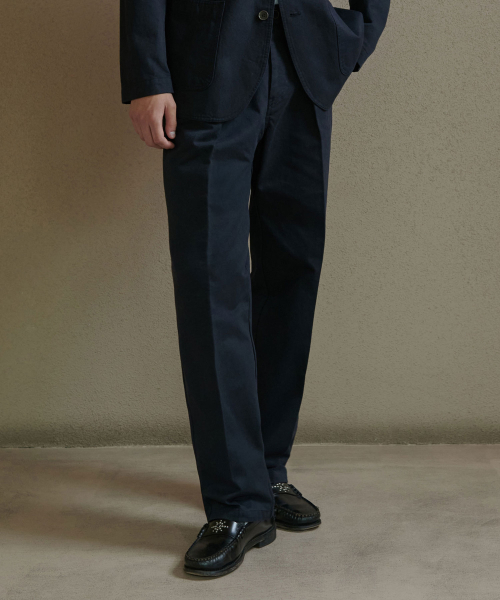 PRODESHIRT(プロデシャツ)の「高密度コットンオックスフォードパンツ(ネイビー)(その他パンツ・メンズ・その他・31/36/34/32/33)」の3枚目の写真