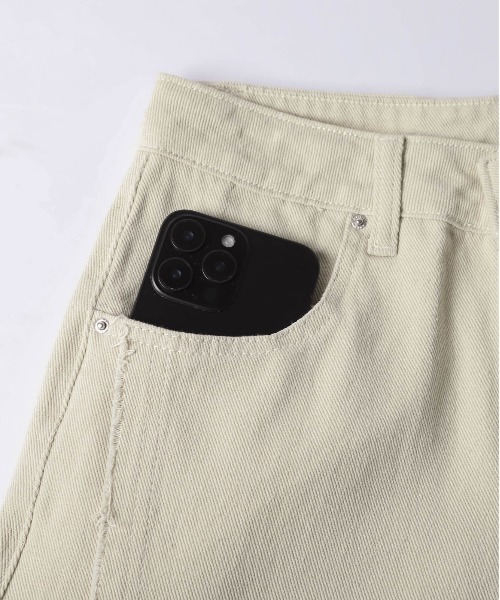 La-gemme（ラジェム）の「サイドフリンジ コットン パンツ（その他パンツ・レディース・ブラウン/チャコール/ベージュ/ブルー・L/M）」の21枚目の写真