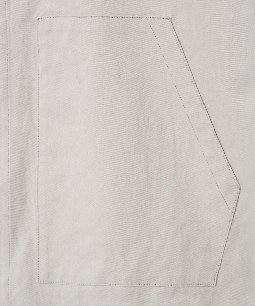 Diamond Layla(ダイアモンドレイラ)の「Taylor Hooded Twill Cotton Shirt S144 Gray(シャツ/ブラウス・レディース・その他・MEDIUM/LARGE)」の6枚目の写真