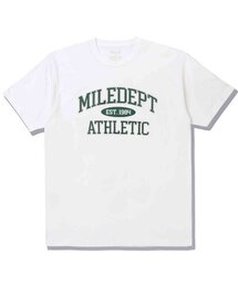 MILE DEPT. GARMENTS CREW [WHITE/GREEN]