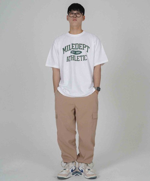 THE MILE（ザマイル）の「MILE DEPT. GARMENTS CREW [WHITE/GREEN]（Tシャツ/カットソー・メンズ・その他・SMALL/MEDIUM/LARGE/X-LARGE/X-SMALL）」の5枚目の写真