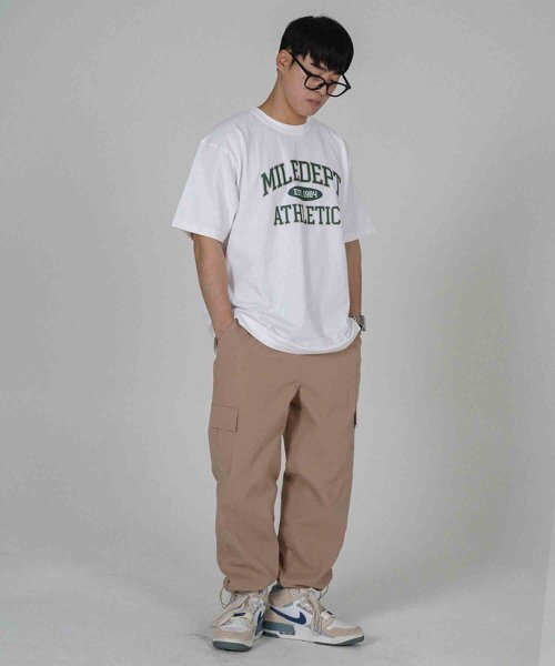 THE MILE（ザマイル）の「MILE DEPT. GARMENTS CREW [WHITE/GREEN]（Tシャツ/カットソー・メンズ・その他・SMALL/MEDIUM/LARGE/X-LARGE/X-SMALL）」の6枚目の写真