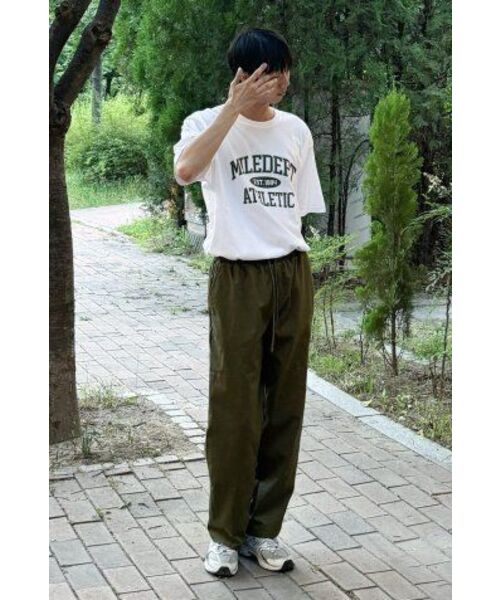 THE MILE（ザマイル）の「MILE DEPT. GARMENTS CREW [WHITE/GREEN]（Tシャツ/カットソー・メンズ・その他・SMALL/MEDIUM/LARGE/X-LARGE/X-SMALL）」の12枚目の写真