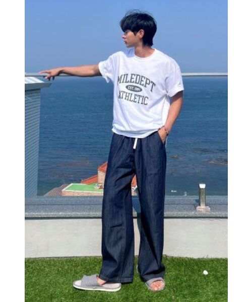 THE MILE（ザマイル）の「MILE DEPT. GARMENTS CREW [WHITE/GREEN]（Tシャツ/カットソー・メンズ・その他・SMALL/MEDIUM/LARGE/X-LARGE/X-SMALL）」の13枚目の写真