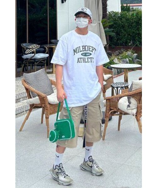 THE MILE（ザマイル）の「MILE DEPT. GARMENTS CREW [WHITE/GREEN]（Tシャツ/カットソー・メンズ・その他・SMALL/MEDIUM/LARGE/X-LARGE/X-SMALL）」の16枚目の写真