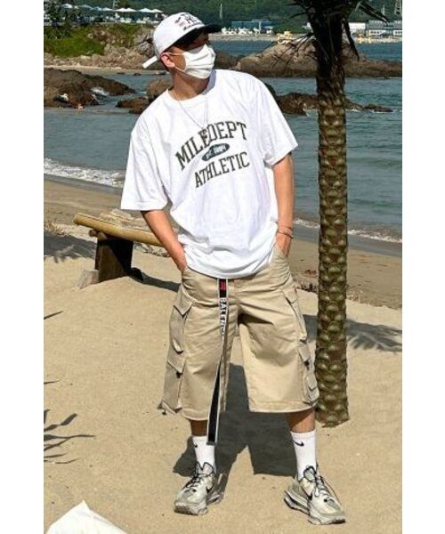 THE MILE（ザマイル）の「MILE DEPT. GARMENTS CREW [WHITE/GREEN]（Tシャツ/カットソー・メンズ・その他・SMALL/MEDIUM/LARGE/X-LARGE/X-SMALL）」の19枚目の写真