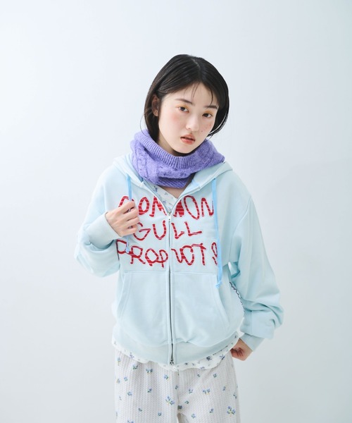 ブランコに乗ったcommon gull product.zip hoodie 26spring.（パーカー