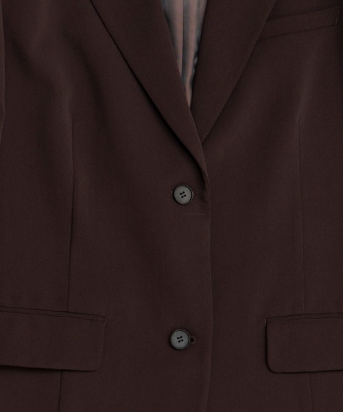 MAISON SPECIAL(メゾンスペシャル)の「Color Single Jacket/カラーシングルジャケット(テーラードジャケット・レディース・ミント/ブラウン/ピンク・FREE)」の17枚目の写真