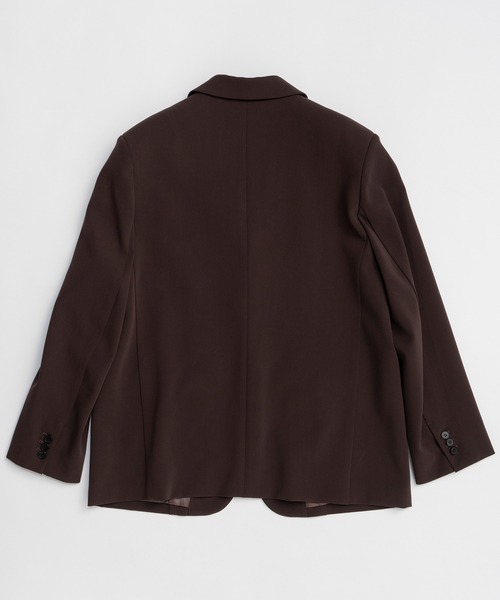 MAISON SPECIAL(メゾンスペシャル)の「Color Single Jacket/カラーシングルジャケット(テーラードジャケット・レディース・ミント/ブラウン/ピンク・FREE)」の19枚目の写真