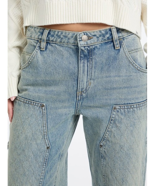 GUESS Originals Zip Carpenter Pants デニムパンツ レディース