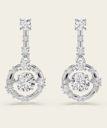 公式】【スワロフスキー】Idyllia ドロップピアス, ミックスカット