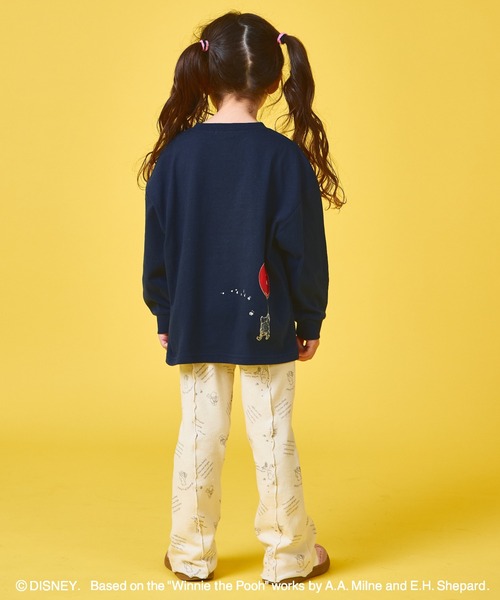 pairmanon(ペアマノン)の「【くまのプーさん】【リンクコーデ】ガールズ 総柄 メロー レギンス(レギンス/スパッツ・キッズ・ピンク/ベージュ・100/110/120/130/80/90)」の7枚目の写真