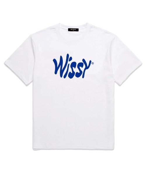 WISSY(ウィッシー)の「カーブロゴ 半袖Tシャツ (WS009) ホワイト(Tシャツ/カットソー・レディース・その他・LARGE/X-LARGE/XX-LARGE/SMALL/MEDIUM)」の1枚目の写真