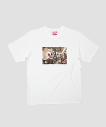 NOTHINGON（ナッシング オン）の「New York Subway Graphic Short Sleeve T-Shirt White（Tシャツ/カットソー）」