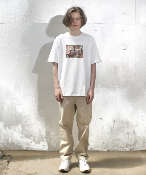 NOTHINGON（ナッシング オン）の「ニューヨーク地下鉄グラフィック半袖Tシャツホワイト（Tシャツ/カットソー・メンズ・その他・SMALL/X-LARGE/LARGE/MEDIUM）」の4枚目の写真