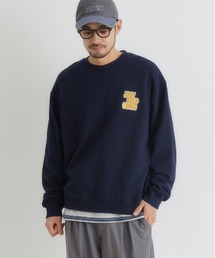Refurbish(リファービッシュ)【メンズ】ワンポイントロゴクルーネックプルオーバー