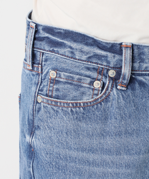 NEEDBY heritage（ニードバイヘリテージ）の「《追加・NOBLE別注》NEED by heritage/ニードバイヘリテージ LINDY（デニムパンツ・レディース・ブルー・23/24/25/26）」の2枚目の写真