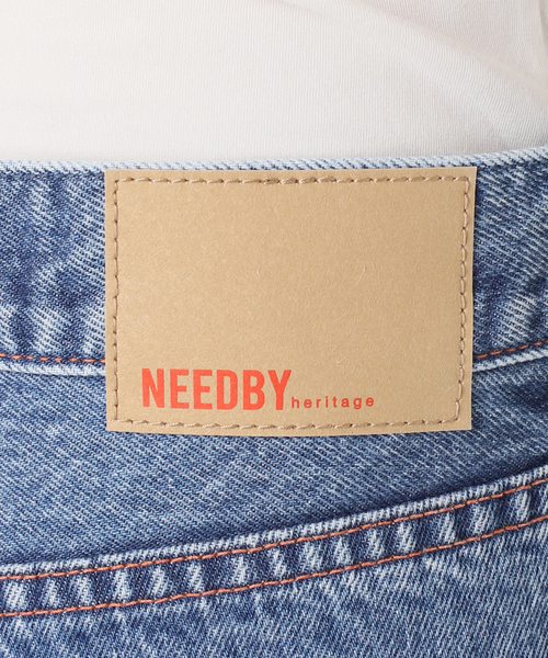 NEEDBY heritage（ニードバイヘリテージ）の「《追加・NOBLE別注》NEED by heritage/ニードバイヘリテージ LINDY（デニムパンツ・レディース・ブルー・23/24/25/26）」の4枚目の写真