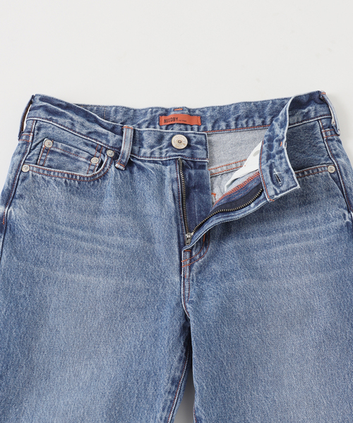 NEEDBY heritage（ニードバイヘリテージ）の「《追加・NOBLE別注》NEED by heritage/ニードバイヘリテージ LINDY（デニムパンツ・レディース・ブルー・23/24/25/26）」の5枚目の写真