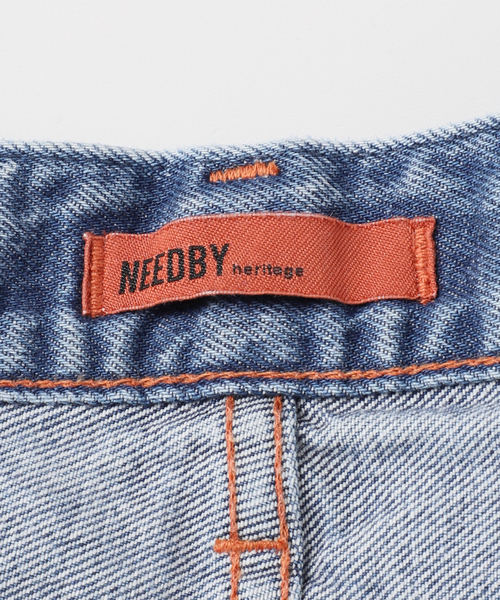 NEEDBY heritage（ニードバイヘリテージ）の「《追加・NOBLE別注》NEED by heritage/ニードバイヘリテージ LINDY（デニムパンツ・レディース・ブルー・23/24/25/26）」の6枚目の写真