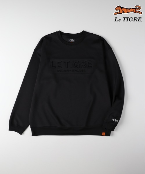 Right-on(ライトオン)の「Le TIGRE(ルティグレ)【メンズ】ダンボールロゴプルオーバー(スウェット・メンズ・ブラック/キナリ/ダークグレー・M/L/XL/S)」の12枚目の写真