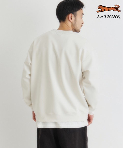 Right-on(ライトオン)の「Le TIGRE(ルティグレ)【メンズ】ダンボールロゴプルオーバー(スウェット・メンズ・ブラック/キナリ/ダークグレー・M/L/XL/S)」の21枚目の写真