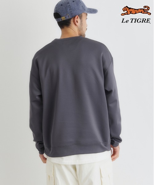 Right-on(ライトオン)の「Le TIGRE(ルティグレ)【メンズ】ダンボールロゴプルオーバー(スウェット・メンズ・ブラック/キナリ/ダークグレー・M/L/XL/S)」の17枚目の写真
