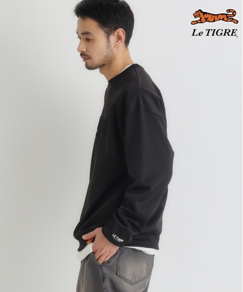 Right-on(ライトオン)の「Le TIGRE(ルティグレ)【メンズ】ダンボールロゴプルオーバー(スウェット・メンズ・ブラック/キナリ/ダークグレー・M/L/XL/S)」の14枚目の写真