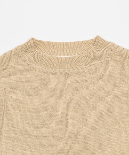 OLUN（オルン）の「design rib knit tops/デザインリブニットトップス（ニット/セーター・レディース・アイボリー/グリーン/ブラウン/ベージュ・FREE）」の8枚目の写真