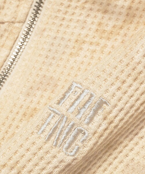 FAF(フェイク アス フラワーズ)の「FAF(Fake As Flowers) / Thermal Zip Hoodie(パーカー・メンズ・ホワイト・M/XL/L)」の6枚目の写真