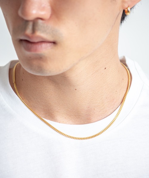 TOMWOOD(トムウッド)】Curb Chain Slim ゴールドネックレス 20.5 inch
