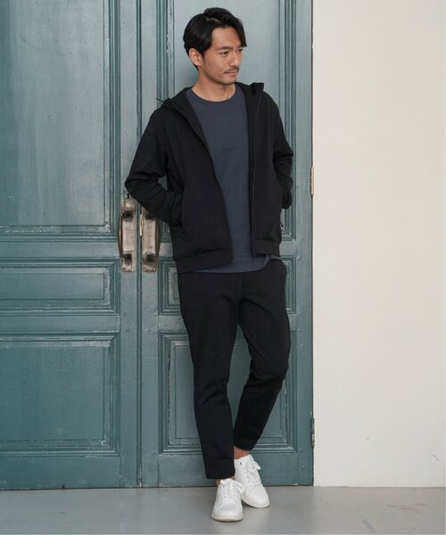 ikka(イッカ)の「【吸水速乾】ドライポンチテーパードパンツ(その他パンツ・メンズ・ブラック/グレー系その他・S/M/L/XL)」の8枚目の写真