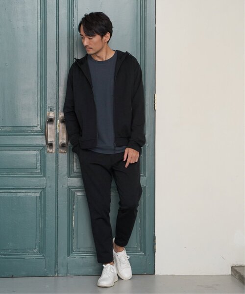 ikka(イッカ)の「【吸水速乾】ドライポンチテーパードパンツ(その他パンツ・メンズ・ブラック/グレー系その他・S/M/L/XL)」の9枚目の写真
