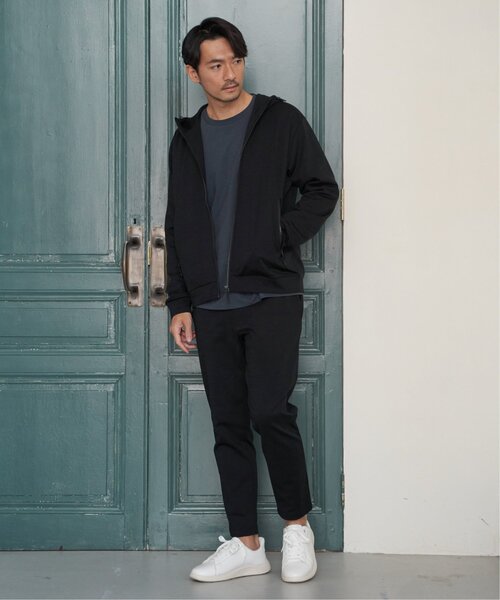 ikka(イッカ)の「【吸水速乾】ドライポンチテーパードパンツ(その他パンツ・メンズ・ブラック/グレー系その他・S/M/L/XL)」の10枚目の写真