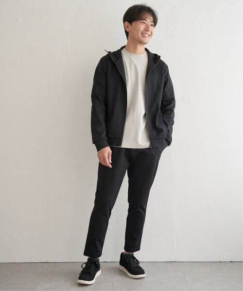 ikka(イッカ)の「【吸水速乾】ドライポンチテーパードパンツ(その他パンツ・メンズ・ブラック/グレー系その他・S/M/L/XL)」の13枚目の写真