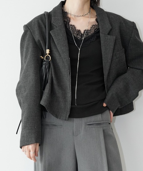 ショートテーラードジャケット chw26s039
