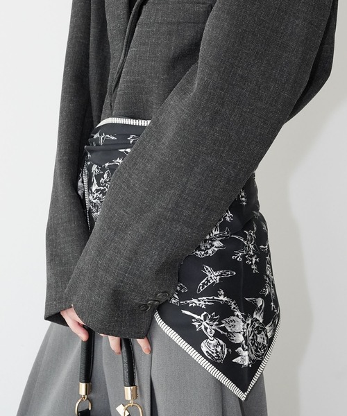 chuclla（チュクラ）の「ショートテーラードジャケット chw26s039（その他アウター・レディース・ブラック・FREE）」の9枚目の写真